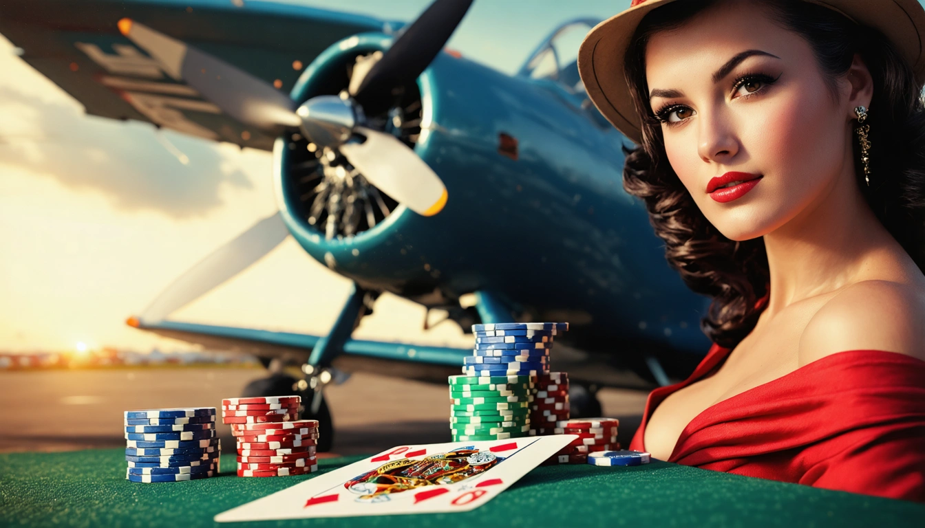 aviator Pin Up